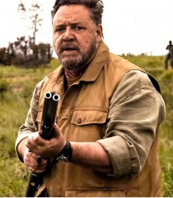 Kraven the Hunter 2024 Russell Crowe Brown Vest