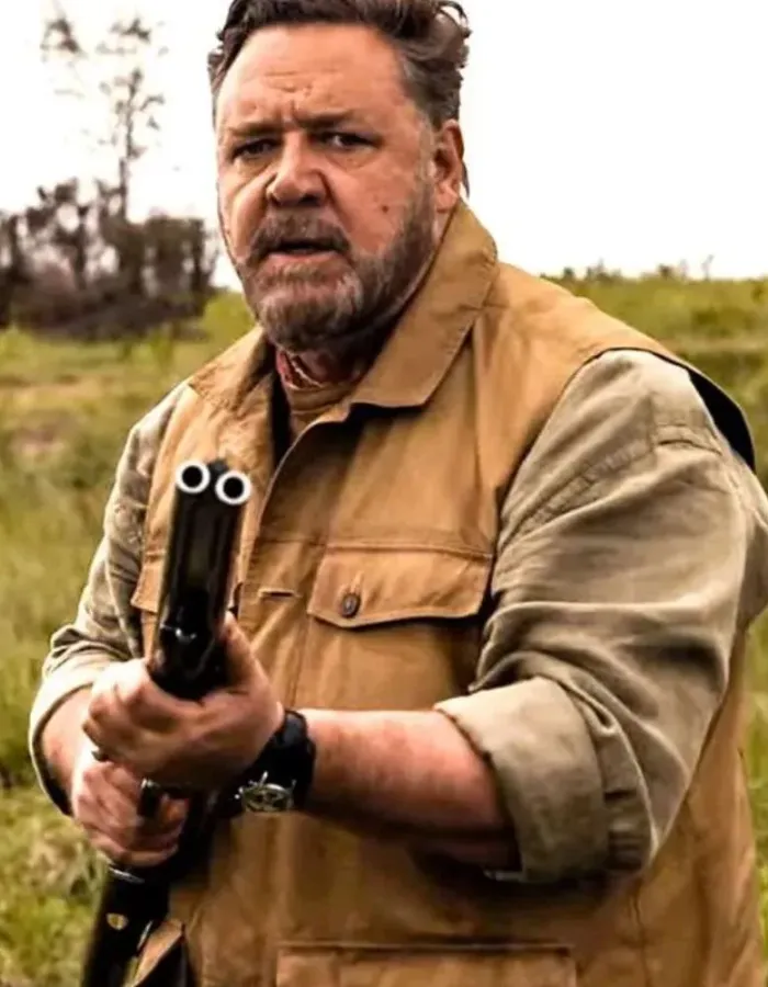 Kraven the Hunter 2024 Russell Crowe Brown Vest Kraven the Hunter 2024 Russell Crowe Brown Vest