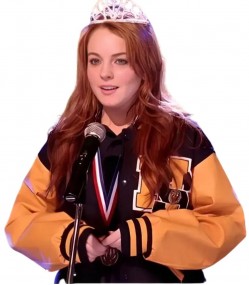 Mathletes Cady Heron Bomber Wool Jacket