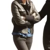 EMMA ROBERTS BLACK LEATHER JACKET EMMA ROBERTS BLACK LEATHER JACKET