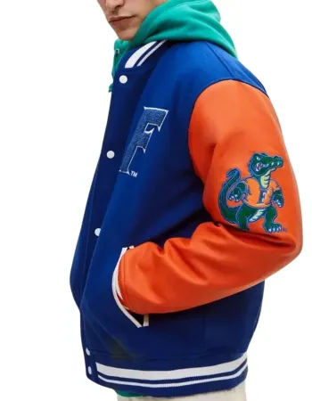 Florida Gators Letterman Royal Blue and Orange Jacket Florida Gators Letterman Royal Blue and Orange Jacket
