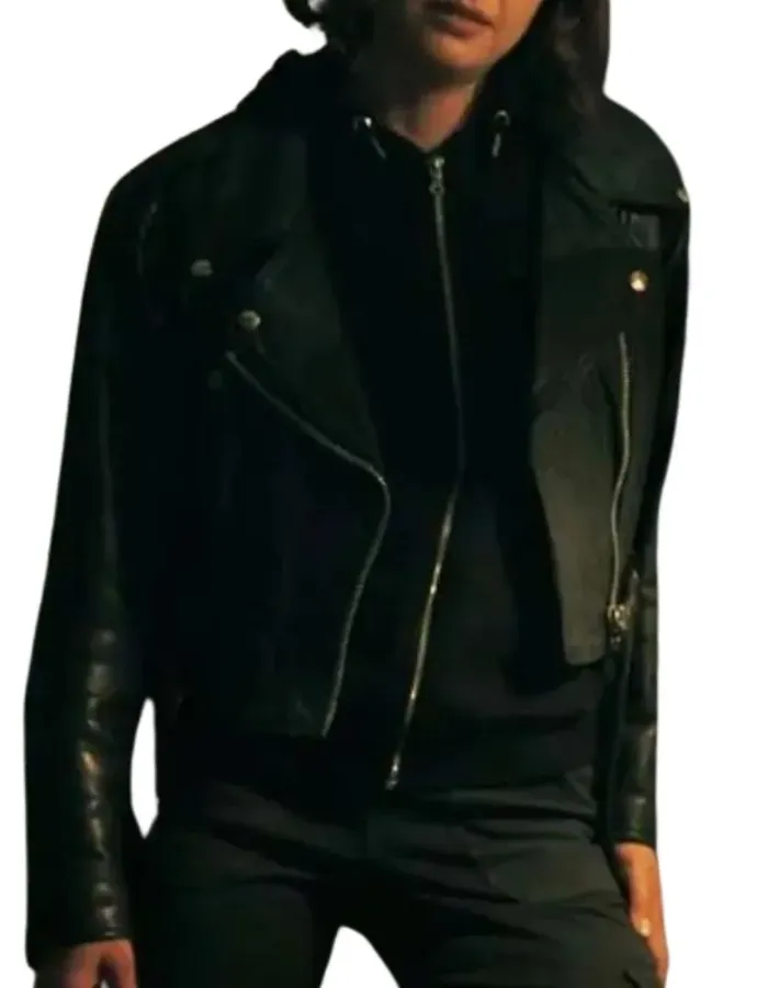 Cult Killer Shelley Hennig (Jamie Douglas) Leather Jacket Cult Killer Shelley Hennig (Jamie Douglas) Leather Jacket
