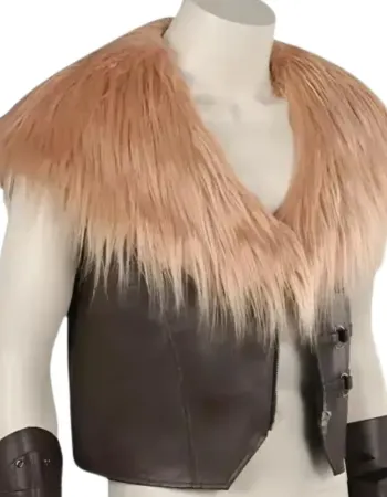 Kraven the Hunter (Taylor-Johnson) Leather Fur Vest