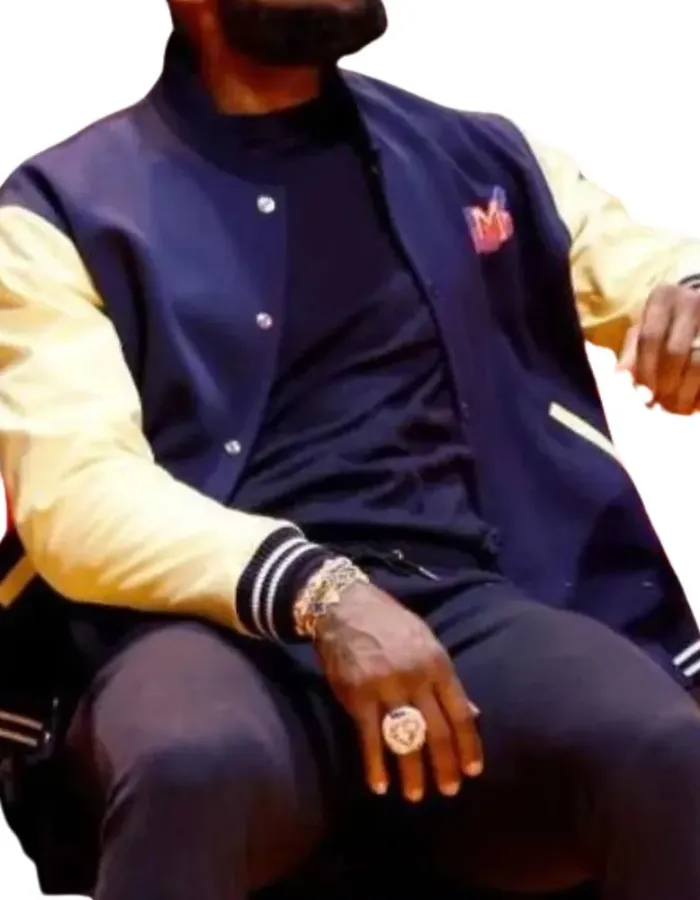 LeBron James NBA 2023 Bomber Wool Jacket