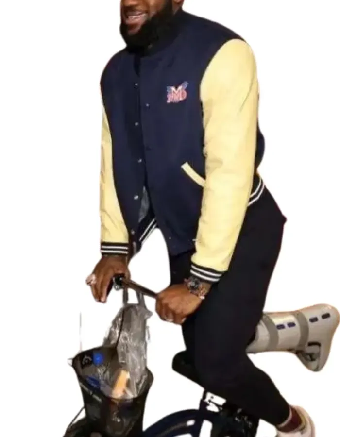 LeBron James NBA 2023 Bomber Wool Jacket