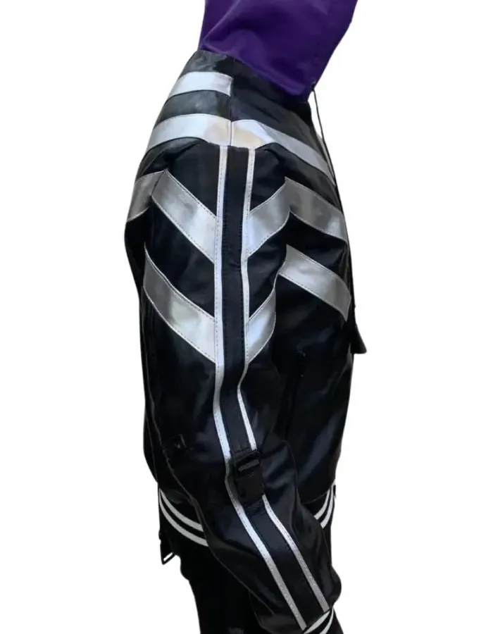Tekken 8 Reina Bomber Leather Jacket Tekken 8 Reina Bomber Leather Jacket