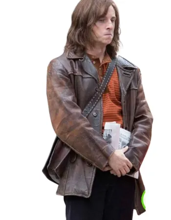 ROCKETMAN JAMIE BELL (BERNIE TAUPIN) BROWN LEATHER JACKET ROCKETMAN JAMIE BELL (BERNIE TAUPIN) BROWN LEATHER JACKET