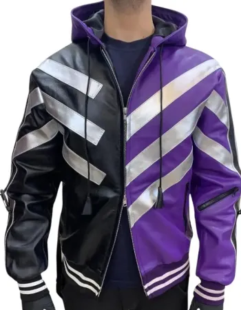 Tekken 8 Reina Bomber Leather Jacket