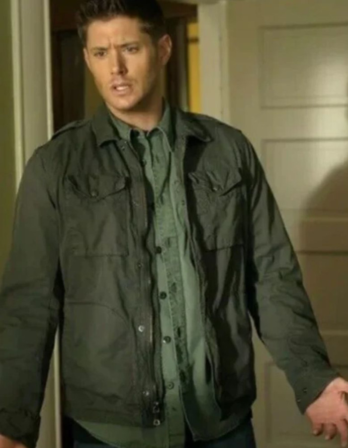 Supernatural S07 Supernatural Dean Winchester Green Jacket