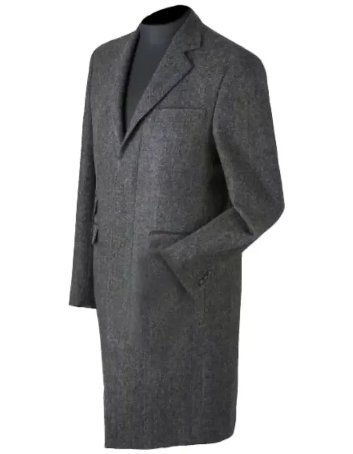 LUTHER IDRIS ELBA GREY COAT