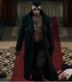 Bill Skarsgard the Crow 2024 Trench Coat Bill Skarsgard the Crow 2024 Trench Coat
