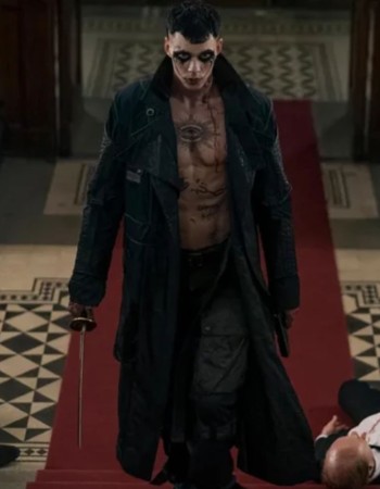 Bill Skarsgard the Crow 2024 Trench Coat