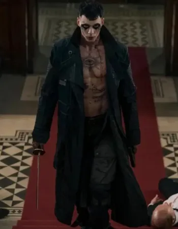 Bill Skarsgard the Crow 2024 Trench Coat