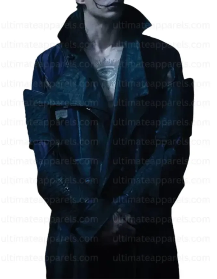 Bill Skarsgard the Crow 2024 Trench Coat Bill Skarsgard the Crow 2024 Trench Coat