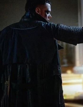 Bill Skarsgard the Crow 2024 Trench Coat Bill Skarsgard the Crow 2024 Trench Coat