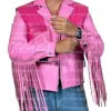 A Minecraft 2025 Garrett Garrison Jason Momoa Pink Jacket