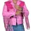 A Minecraft 2025 Garrett Garrison Jason Momoa Pink Jacket