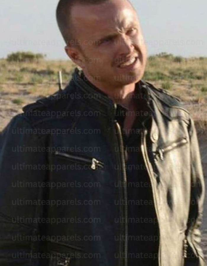 Aaron Paul Breaking Bad Jesse Pinkman Leather Jacket Aaron Paul Breaking Bad Jesse Pinkman Leather Jacket