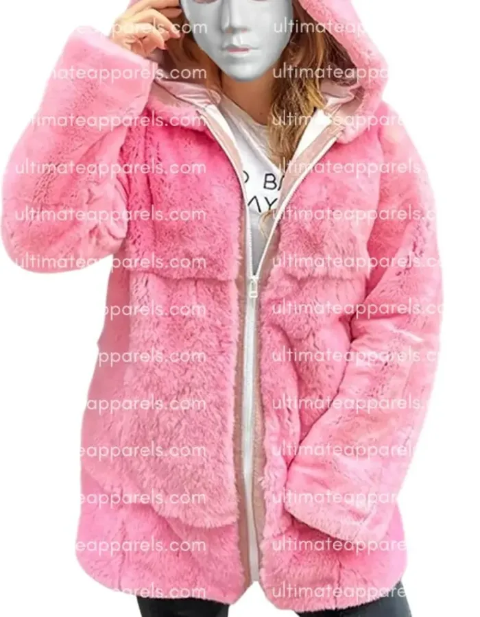 American Rapper Cam Ron Pink Fur Coat