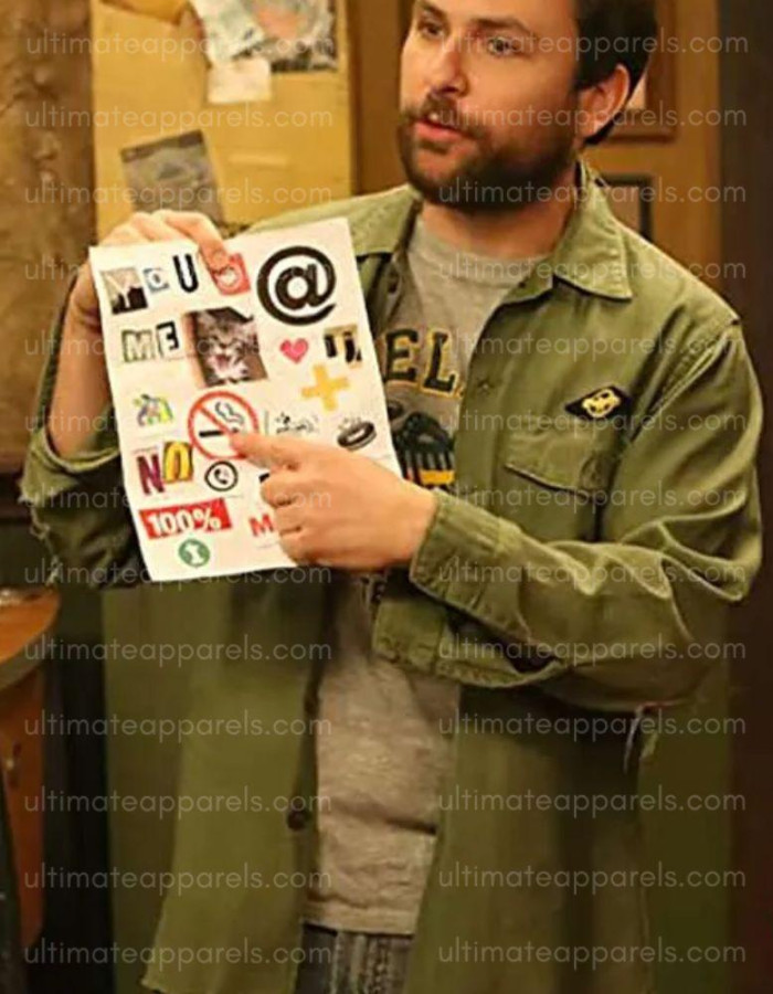 Charlie Day It’s Always Sunny in Philadelphia Charlie Kelly Green Jacket Charlie Day It’s Always Sunny in Philadelphia Charlie Kelly Green Jacket