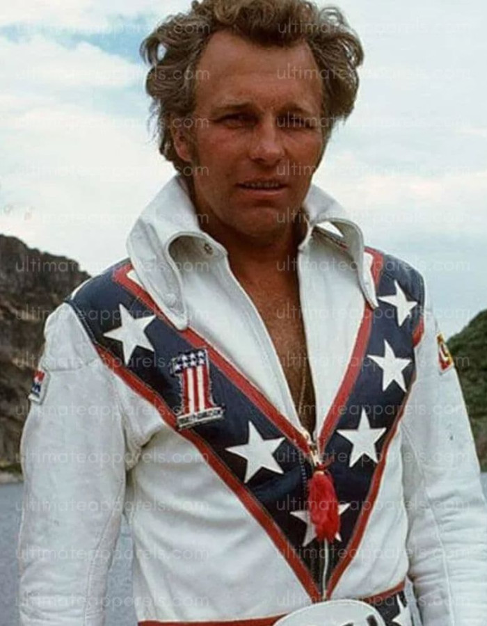 Daredevil Evel Knievel Motorcycle Leather Jacket Daredevil Evel Knievel Motorcycle Leather Jacket