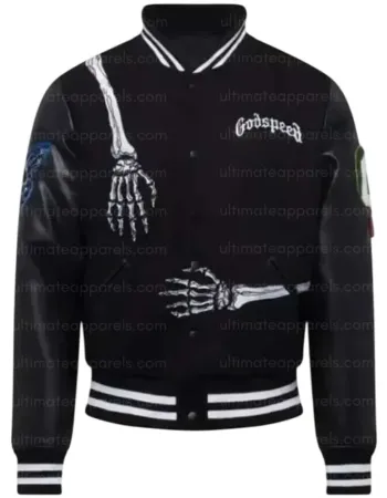 Rod Skull Godspeed Varsity Jacket