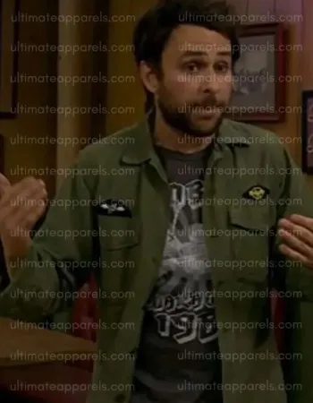 Charlie Day It’s Always Sunny in Philadelphia Charlie Kelly Green Jacket Charlie Day It’s Always Sunny in Philadelphia Charlie Kelly Green Jacket