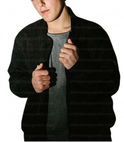Jake Paul Black Suede Leather Jacket