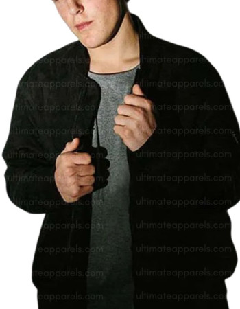 Jake Paul Black Suede Leather Jacket