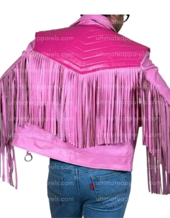 A Minecraft 2025 Garrett Garrison Jason Momoa Pink Jacket