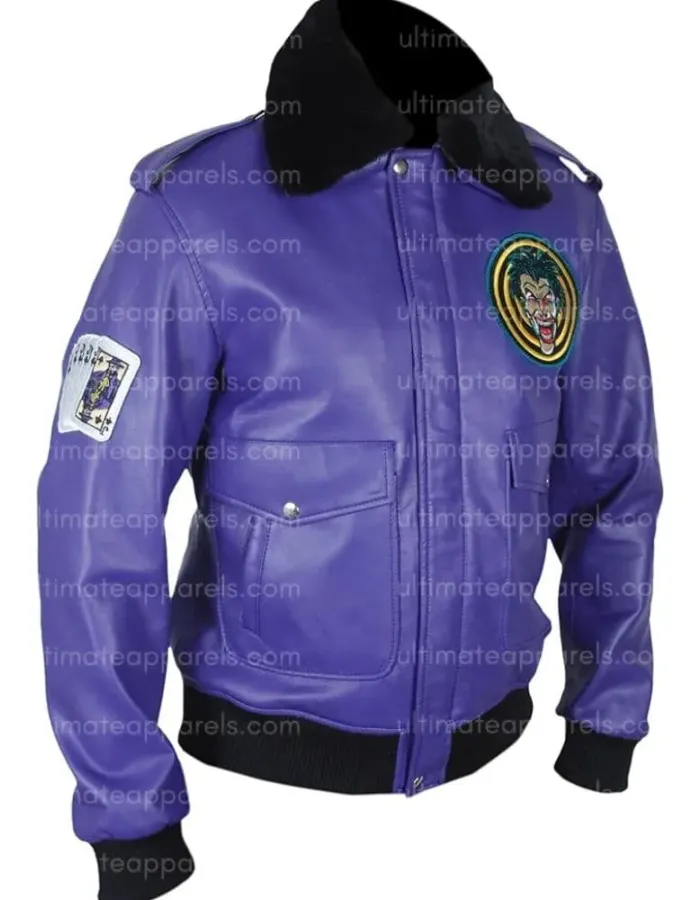 Batman 1989 Bob the Goon Joker Purple Jacket