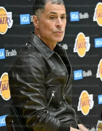 Rob Pelinka Leather Jacket Rob Pelinka Leather Jacket