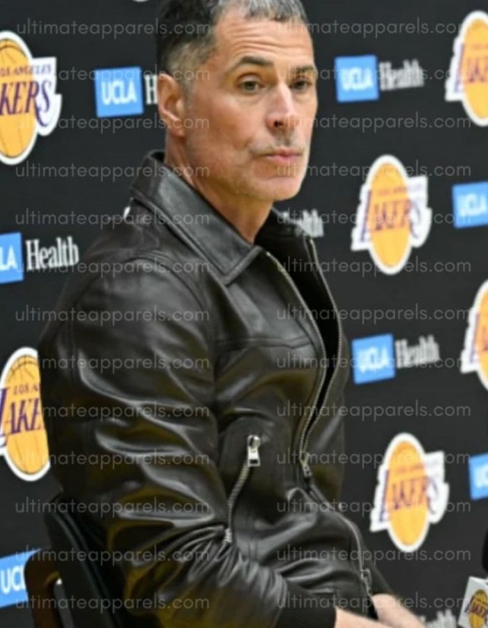 Rob Pelinka Leather Jacket Rob Pelinka Leather Jacket