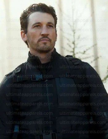 Levi Kane Miles Teller the Gorge 2025 Black Jacket