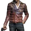 Resident Evil 4 Dr. Luis Serra Navarro Leather Jacket