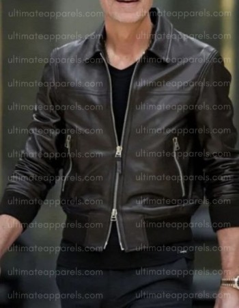 Rob Pelinka Leather Jacket
