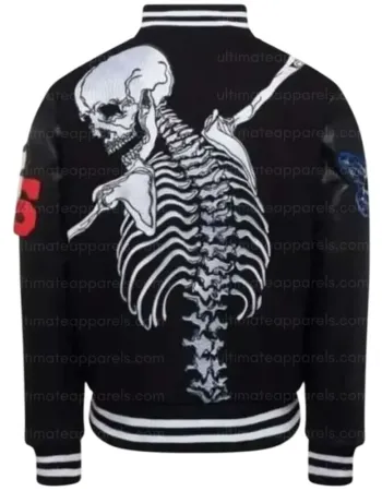 Rod Skull Godspeed Varsity Jacket