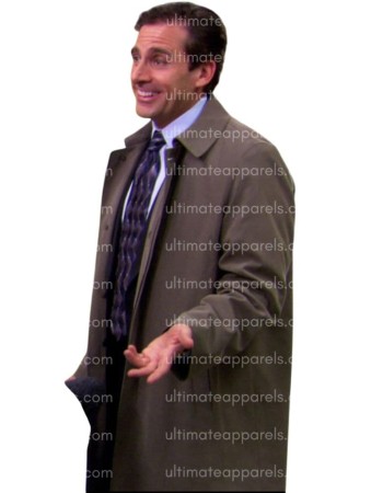 The Office Steve Carell Michael Scott Trench Coat