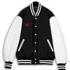 Anime Letterman Black Varsity Jacket Anime Letterman Black Varsity Jacket