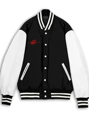 Anime Letterman Black Varsity Jacket