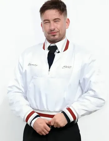 Saltburn Barry Keoghan White Jacket