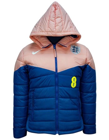 England Lionesses Puffer Hooded Jacket England Lionesses Puffer Hooded Jacket