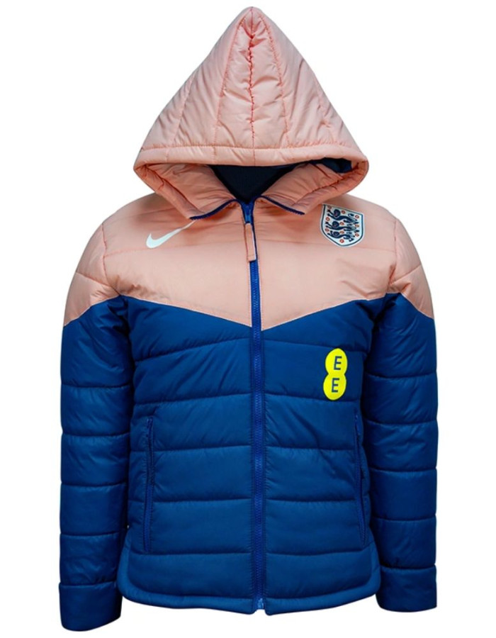 England Lionesses Puffer Hooded Jacket England Lionesses Puffer Hooded Jacket