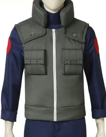 Naruto Shippūden Green Flack Kakashi Hatake Vest Naruto Shippūden Green Flack Kakashi Hatake Vest