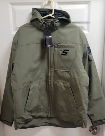 Snap-On Green Hooded Jacket
