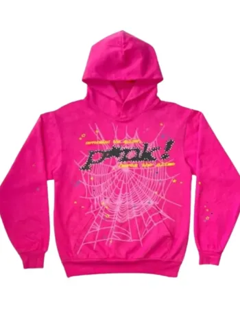 Sp5der Pullover Pink Hoodie Sp5der Pullover Pink Hoodie