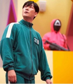 SQUID GAME GREEN COSTUME TRACKSUIT WITH CUSTOMIZED NUMBERS