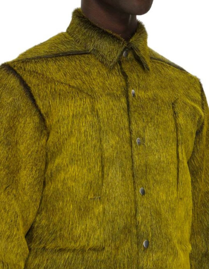 Playboi Carti Ur The Moon Green Fur Jacket Playboi Carti Ur The Moon Green Fur Jacket
