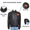 Hogan's Heroes Bob Crane Robert Hogan Black Leather Jacket Hogan's Heroes Bob Crane Robert Hogan Black Leather Jacket
