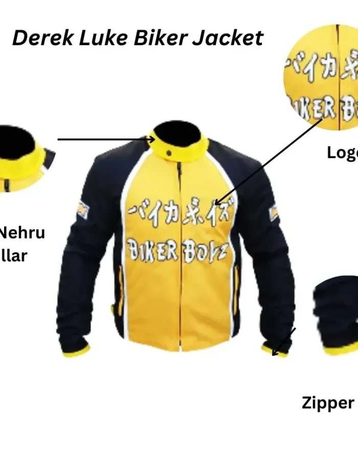Biker Boyz Derek Luke Kid Yellow Motorcycle Jacket Biker Boyz Derek Luke Kid Yellow Motorcycle Jacket